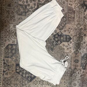 Women's White Track Pants